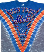 MLB New York Mets V Tie-Dye Tee 001